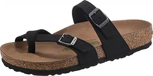 BIRKENSTOCK Women's Mayari Sandal,Black Birko flor,EU US