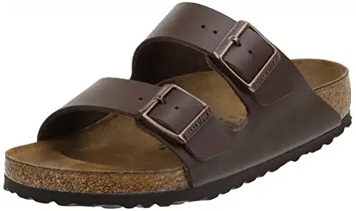 Birkenstock Unisex Arizona Brown Birko Flor Sandals   D(M) US Men