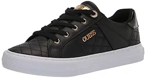 Guess Women's Loven Sneaker, Black ,