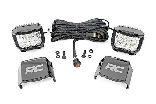 Rough Country ide Angle OSRAM LED Lights  ,Lumens  Pair   , Black