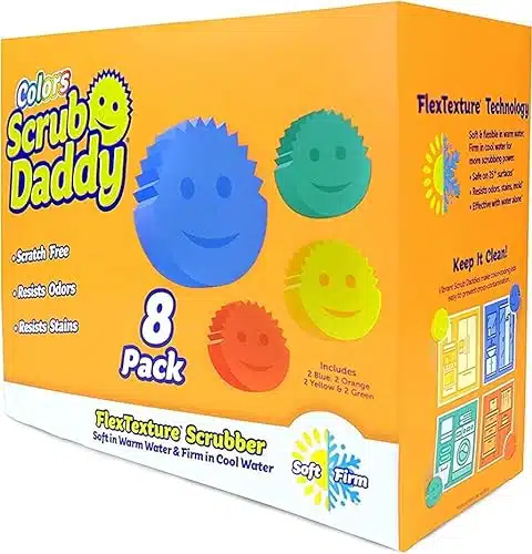 Scrub Daddy Colors Pack, Flexible