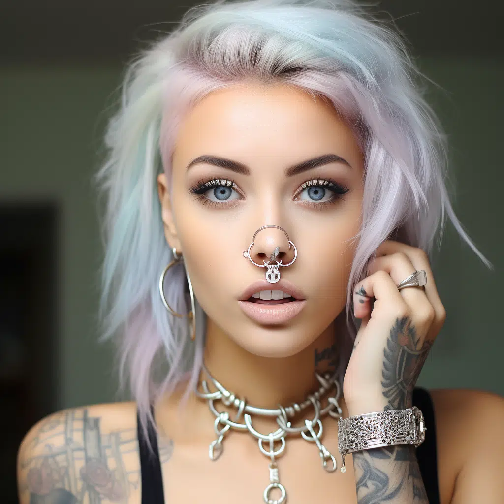 septum piercing