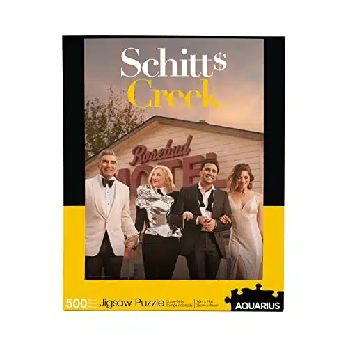 AQUARIUS Schitt's Creek Cast Puzzle (Piece Jigsaw Puzzle)   Glare Free   Precision Fit   Officially Licensed Schitt's Creek Merchandise & Collectibles   x Inches