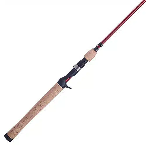 Berkley ââ Cherrywood HD Casting Rod, One Piece Spinning Rod, lb Line Rating, Medium Rod Power, Fast Action, oz. Lure Rating, Red