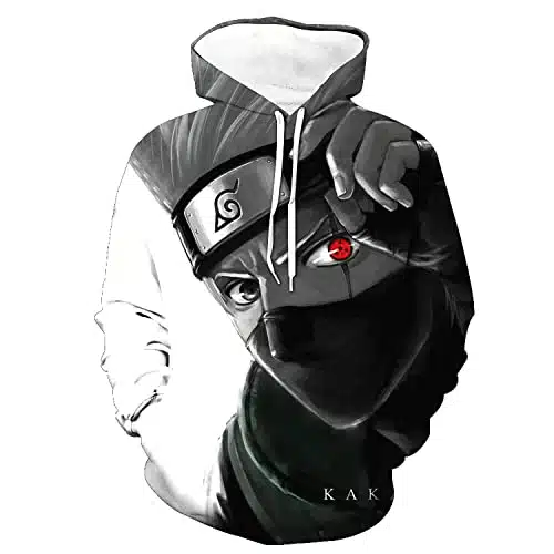 CHAOS MONKEY D mens hoodies sweater Akatsuki Japanese Anime Hatake Kakashi Adult Hoodie for men and women