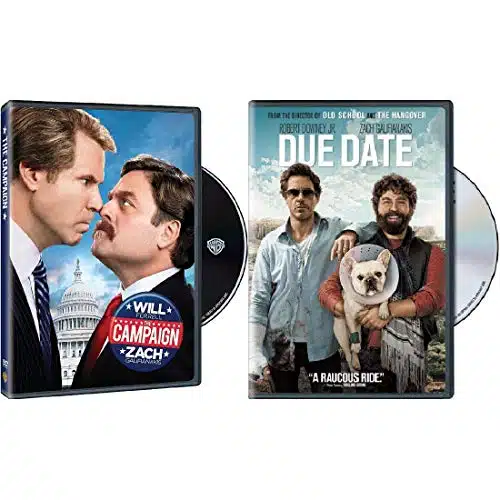 Campaign  Due Date (Disc Widescreen DVD Set) Starring Will Ferrell, Zach Galifianakis, Robert Downey Jr., Zach Galifianakis, Jason Sudeikis (Director Jay Roach, Todd Phillips)