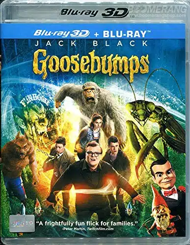 Goosebumps (Blu ray D + D, Rob Letterman) Jack Black, Dylan Minnette, Odeya Rush