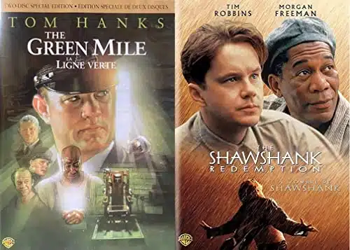 Green Mile  Shawshank Redemption (Widescreen DVD Based On Book Stephen King)   Academy Award Winner Tom Hanks, Michael Clarke Duncan, Jeffrey DeMunn, Tim Robbins, Morgan Freeman, Bill Bolender