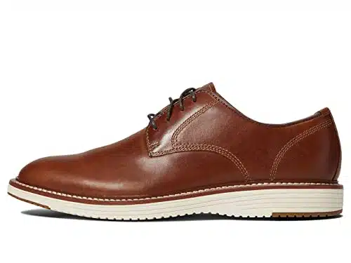 Johnston & Murphy Men's Upton Plain Toe Tan Full Grain  US