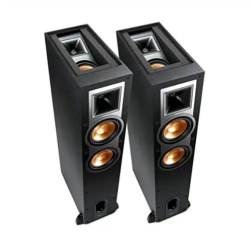 Klipsch Reference R FA Floorstanding Speaker, Black, Pair