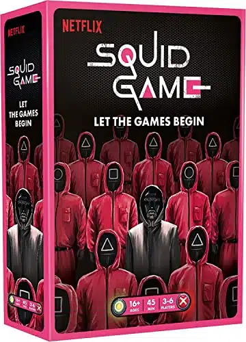 Mixlore Squid Game The Board Game  Thrilling Survival Strategy Game for Adults and Teens Based on The Hit Netlix Series  Ages +  Players  Average Playtime inutes  Made by Mixlore