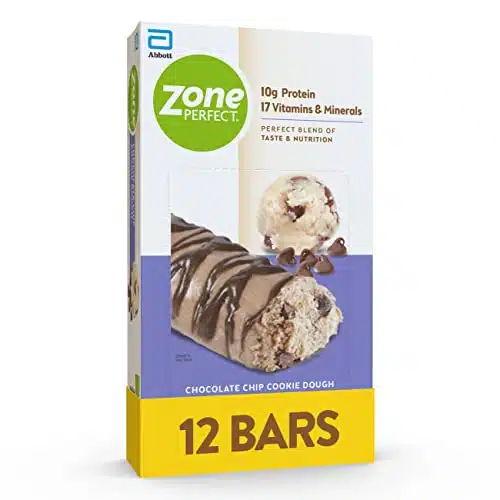 ZonePerfect Protein Bars, g Protein, Vitamins & Minerals, Nutritious Snack Bar, Chocolate Chip Cookie Dough, Bars