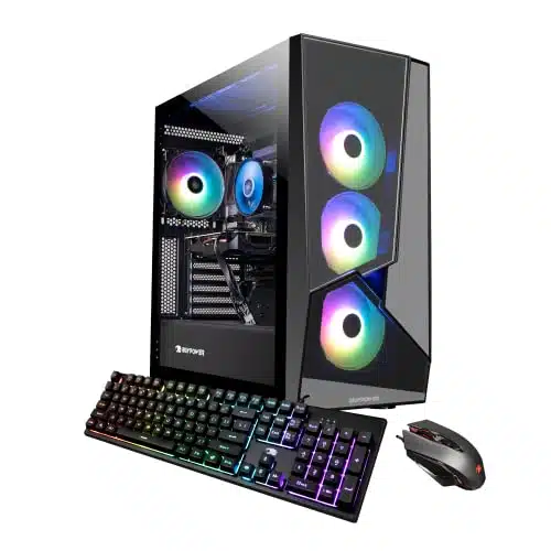 iBuyPower SlateMR Gaming PC Computer Desktop SlateMR V(AMD Ryzen GHz, Radeon RX GB, GB DDRRAM, GB NVMe SSD, WiFi Ready, Windows Home),Black