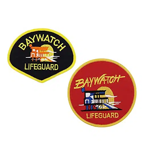 Baywatch Lifeguard Embroidered Iron On Patches Halloween Costume DIY