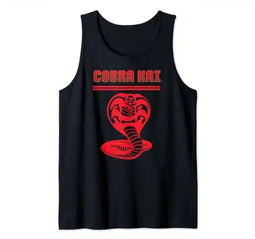 Cobra Kai Season Cobra Logo Tank Top