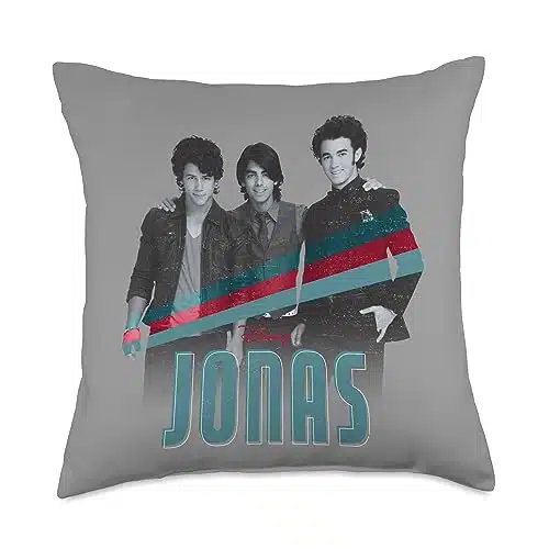 Disney Channel Jonas Nick Joe and Kevin Throw Pillow, x, Multicolor