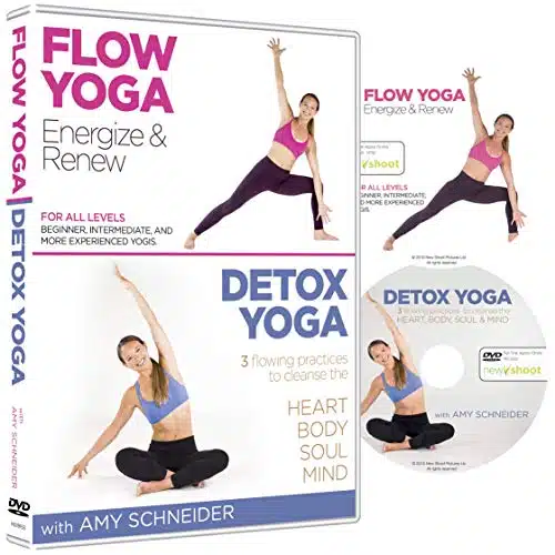 Flow Yoga  Detox Yoga   DVD Box Set with Amy Schneider