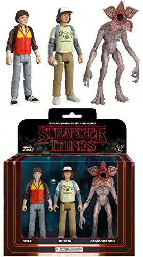 Funko Action Figure Stranger Things Pack   Pack , Will, Dustin, and Demogorgon Collectible