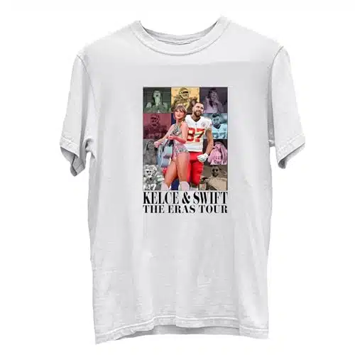 Kelce and Swift shirt,Eras Tour Shirt,Taylor Swift Shirt,Taylor Swift Fan Shirt,Eras Tour Outfit,Midnights Concert Shirt,Taylor Swiftie Merch Shirt,concert,print on demand