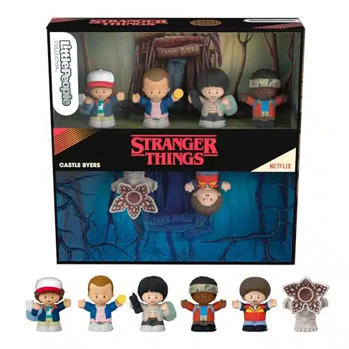 Little People Collector Stranger Things Castle Byers Special Edition Set, Figures in a Gift Display Box for Adults & Fans