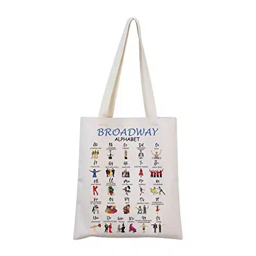 MNIGIU Broadway MusicalÂ Tote Bag Broadway  Musical Merchandise Lover Gift (Shopping bag)