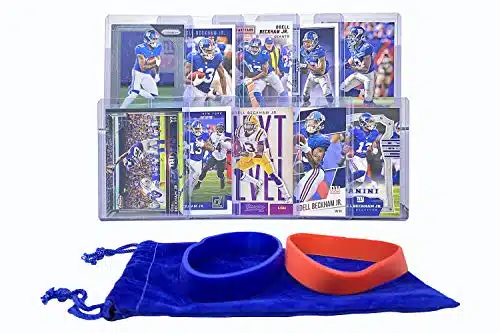 Odell Beckham Jr. () Assorted Football Cards Bundle   New York Giants, Cleveland Browns Trading Cards