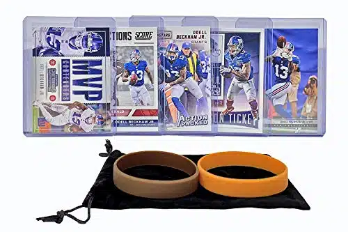 Odell Beckham Jr. () Assorted Football Cards Bundle   New York Giants Cleveland Browns Trading Cards