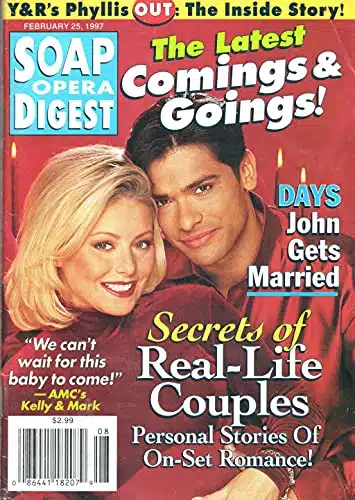 Soap Opera Digest Magazine   February ,   Kelly Ripa & Mark Consuelos (All My Children)