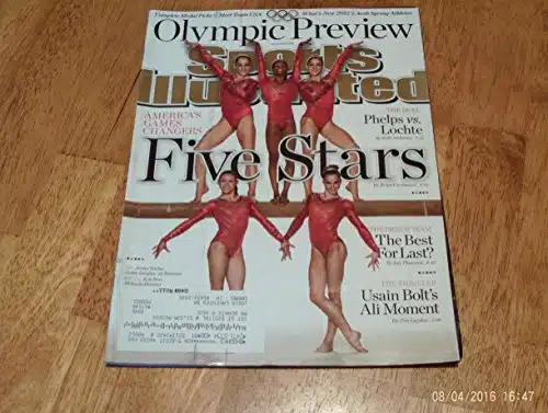 Sports Illustrated magazine, July , London Olympic Preview Issue Fab Five U.S. Woman Gymnastics Team on coverJordyn Wieber, Gabby Douglas, Aly Raisman, Kyla Ross & McKayla Maroney