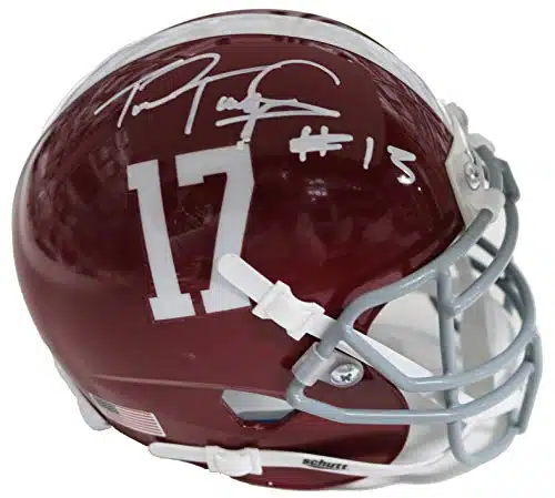 Tua Tagovailoa Alabama Crimson Tide Signed Autographed Football Mini Helmet COA