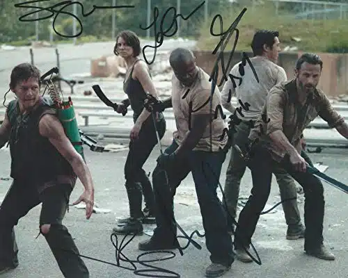 Walking Dead Cast Signed Autographed by Andrew Lincoln, Norman Reedus, and others xPhoto Reprint