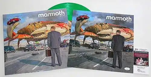 Wolfgang V. Halen Signed Mammoth Album Poster & LP Van Vinyl Record wJSA COA