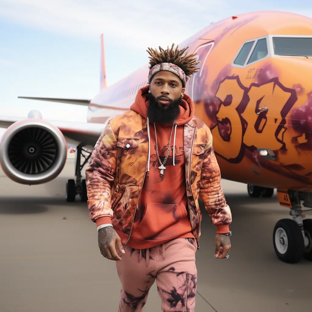 odell beckham jr airplane