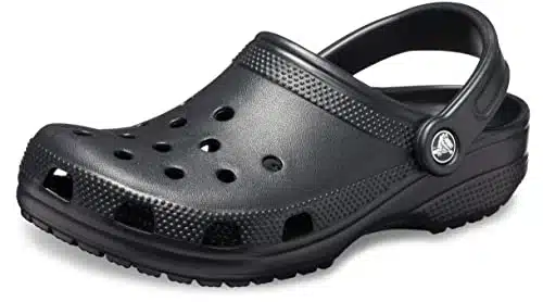 Crocs Unisex Adult Classic Clogs (Best Sellers), Black, omenen