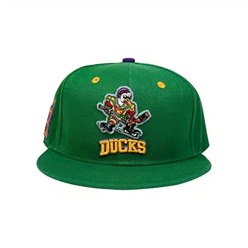 D ighty Ducks Adjustable Snapback Hat for Men Women #Conway #Banks Unisex Hip Hop Baseball Cap (#Green)