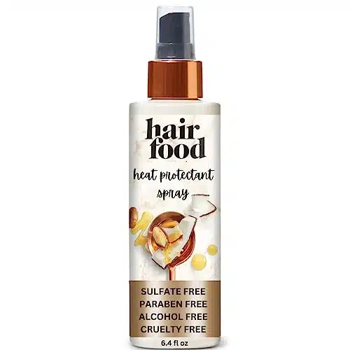 Hair Food Coconut & Argan Oil Heat Protectant Spray Blend, Paraben & Dye Free, fl oz