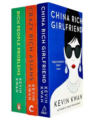 Kevin Kwan Crazy Rich Asians Trilogy Collection Books Set Pack (Crazy Rich Asians, China Rich Girlfriend, Rich People Problems)