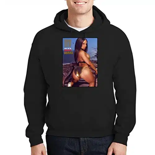 Melyssa Ford   Men's Pullover Hoodie Sweatshirt FCA #FCAG, Black, XXX Large