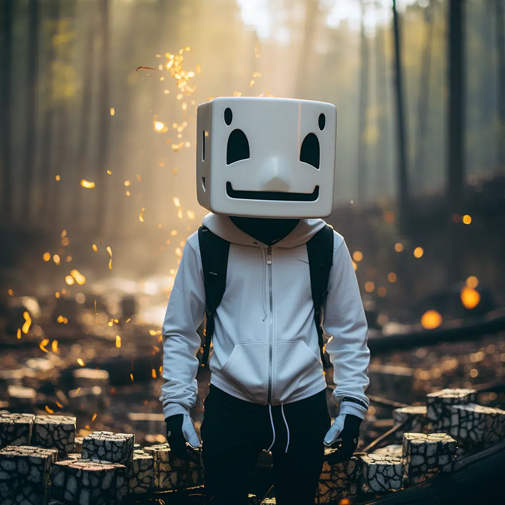 marshmello face