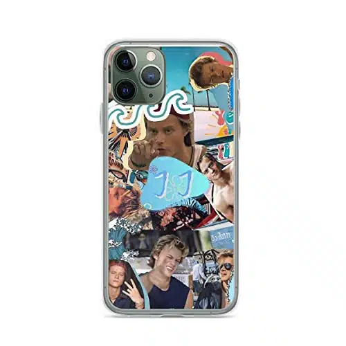 Charptse Phone Case Jj Outer Banks Collage Compatible with iPhone Plus Pure Clear Phone Case Shockproof Accessories Charm