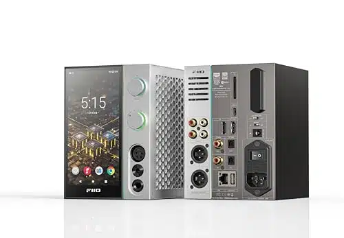 FiiO RAndroid Media Streamer, Network Player, HDMIMQA Full Decode, USB DAC, DSDPCkHzBit Bluetooth , HD Touchscreen