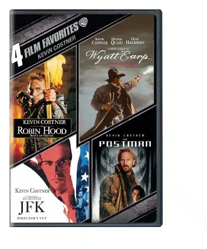 Film Favorites Kevin Costner (Robin Hood Prince of Thieves, Wyatt Earp, The Postman, JFK)