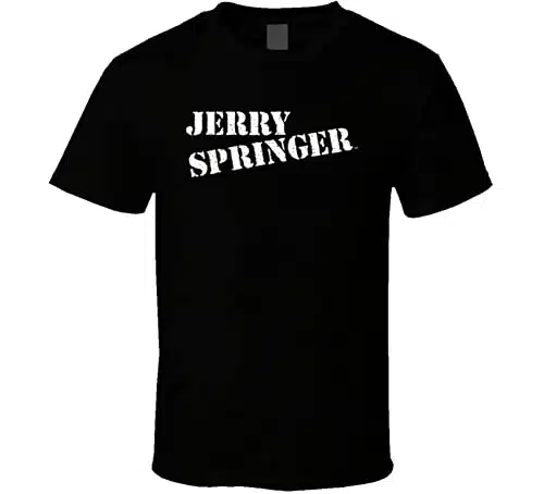 Jerry Springer s Tv Show Talk Show Cool T Shirt XL Black