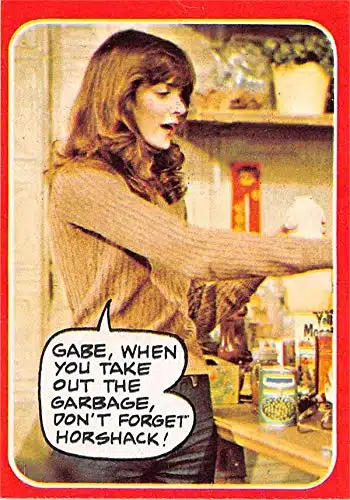 Marcia Strassman trading card Julie Welcome Back Kotter Topps #