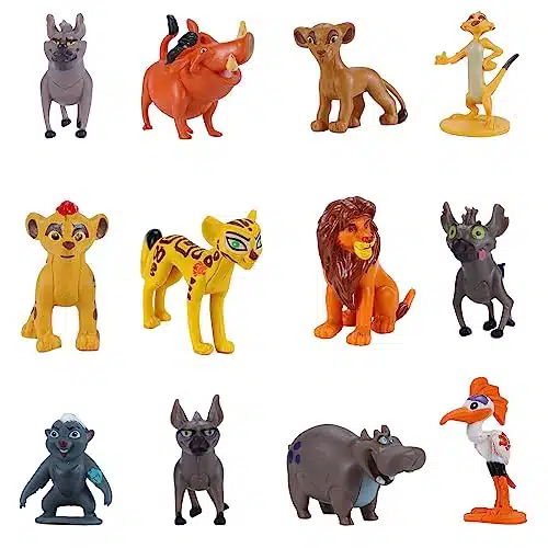 Vliuijt The Lion King Toys The Lion Guard Figurines, Tales of Mufasa & Simba Perfect The Lion King, inches Mini Toy Set  Pack of 