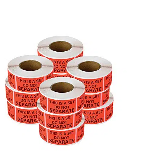 enKo This is a Set, do not Separate Packaging Labels (x inches) Fluorescent Red Label (Rolls, Labels)