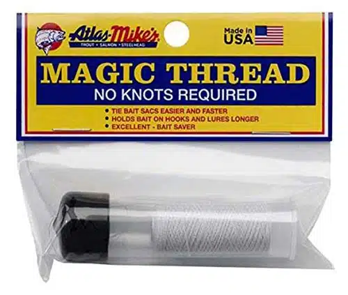 Atlas Mike's agic Thread with Dispenser, White, SpoolDispenser