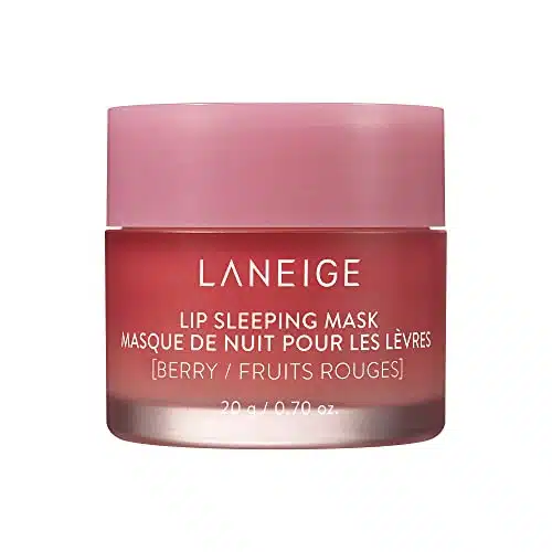 LANEIGE Lip Sleeping Mask   Berry Nourish & Hydrate with Vitamin C, Antioxidants, oz.