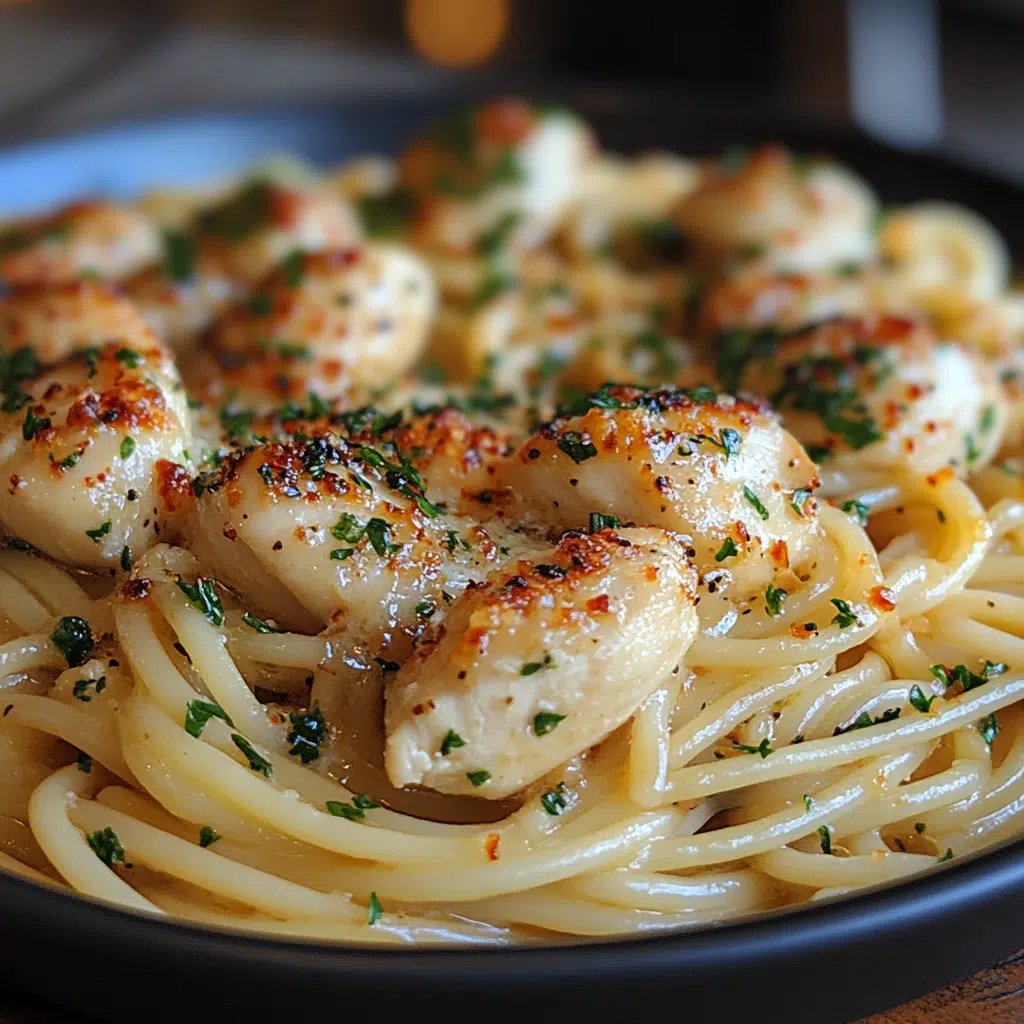 garlic parmesan chicken pasta