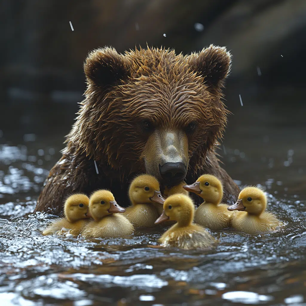 woodland park zoo bear eats ducklings